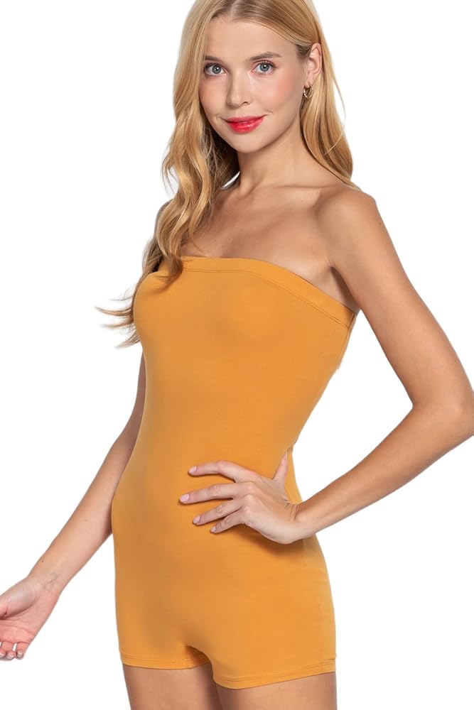 Amazon.com: Khanomak Women's Sexy Strapless Tube Bodycon
